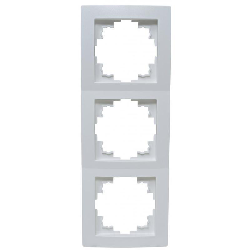 Рамка Smartfortec HS003 тримісна біла