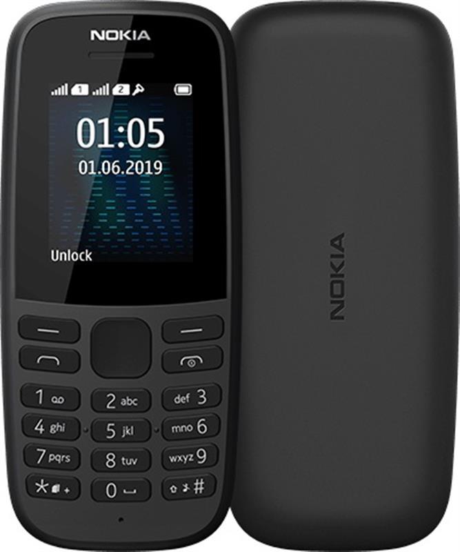 Nokia 105 2019 Dual Sim Black