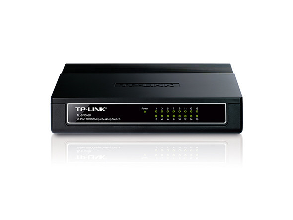 Комутатор TP-Link TL-SF1016D (16х10/100 Мбіт, настільний)