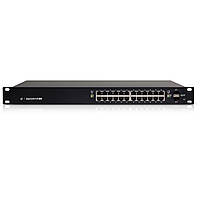 Комутатор Ubiquiti EdgeSwitch ES-24-250W (24*1000 Мбіт PoE+, 2*SFP, 250W max)
