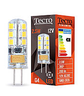 Лампа светодиодная Tecro 2.5W G4 2700K (TL-G4-2.5W-12V)