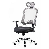 Крісло офісне Special4You Cancer Black Grey (E1007)