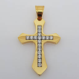 Маленький хрестик позолочений