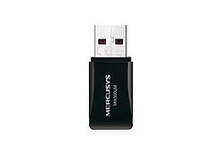 Бездротовий адаптер Mercusys MW300UM (N300, USB)