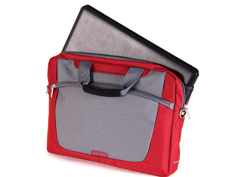 Сумка для ноутбука Sumdex PON-318RD 16" Red/Grey, фото 1