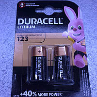 Батарейка Duracell Lithium CR123A (2шт)