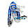 Трубка Cressi Alpha Ultra Dry, двоклапанна синя, фото 7
