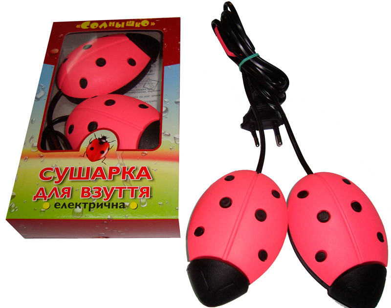 Детская электросушилка для обуви Алпрофон Солнышко Green/Black (Красно/Черный) - фото 1 - id-p1049549478