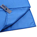 Рушник туристичний з мікрофібри для спорту Bluefield 70х30 см синій, фото 3