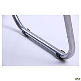 Стілець розкладний Джокер алюм пвх-чорне для кухні саду гостей конференцій, фото 9