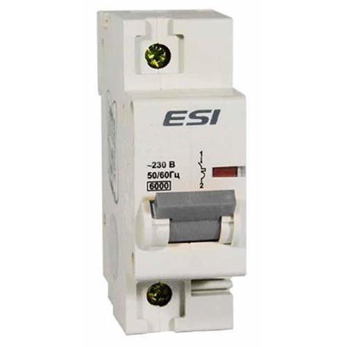 Модульний автоматичний вимикач 6 кА, 1 п, 100 А, х-ка С (Чехія), фото 1