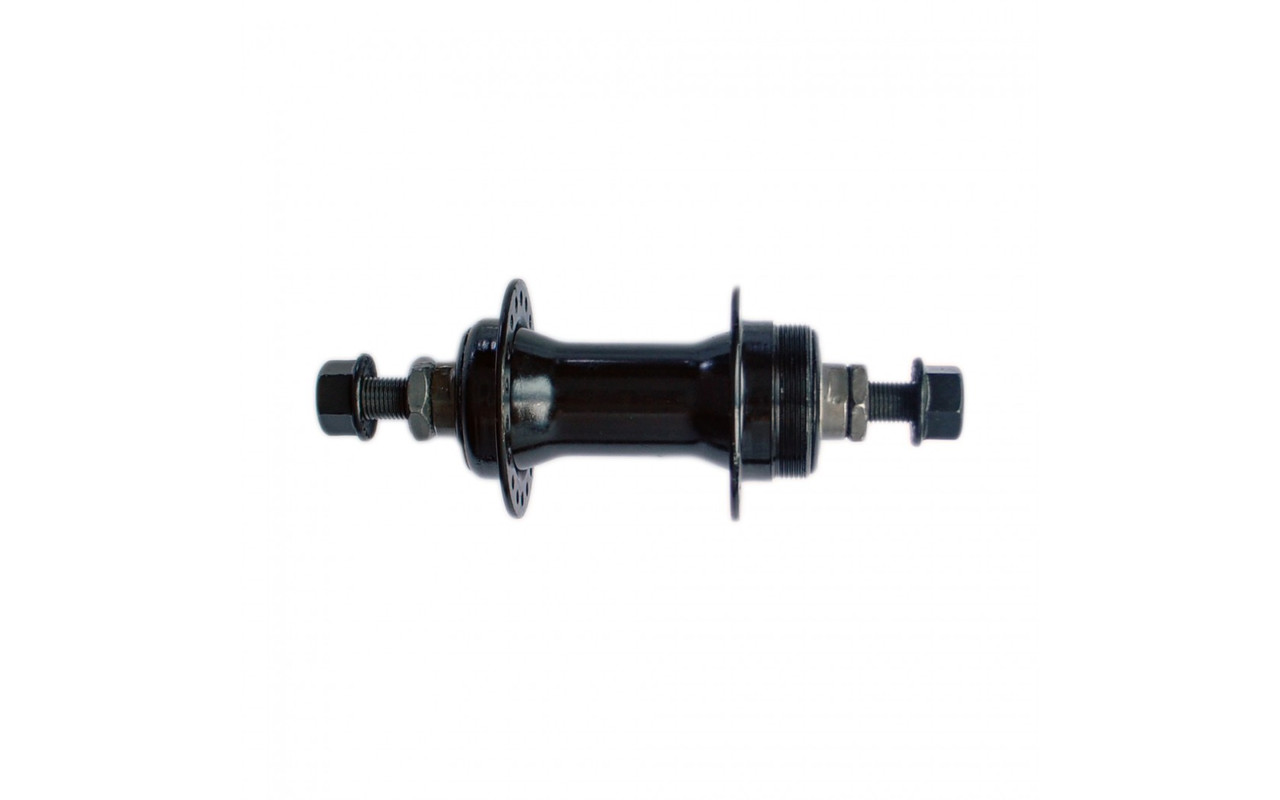 Втулка передня St V-brake/Disc SHUNFENG SF-HB08F, 14Gx36Hx100x140мм, накрутний флан., чорна