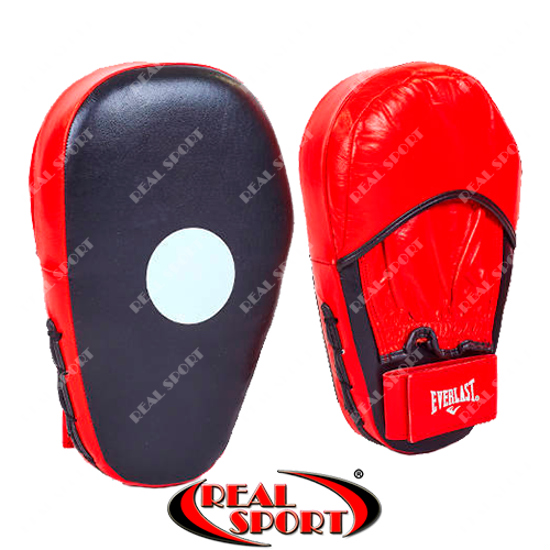 Лапи для боксу шкіряні Everlast MA-0019