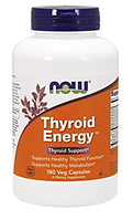 Поддержка щитовидной железы Now Foods Thyroid Energy 180 Veggie Caps