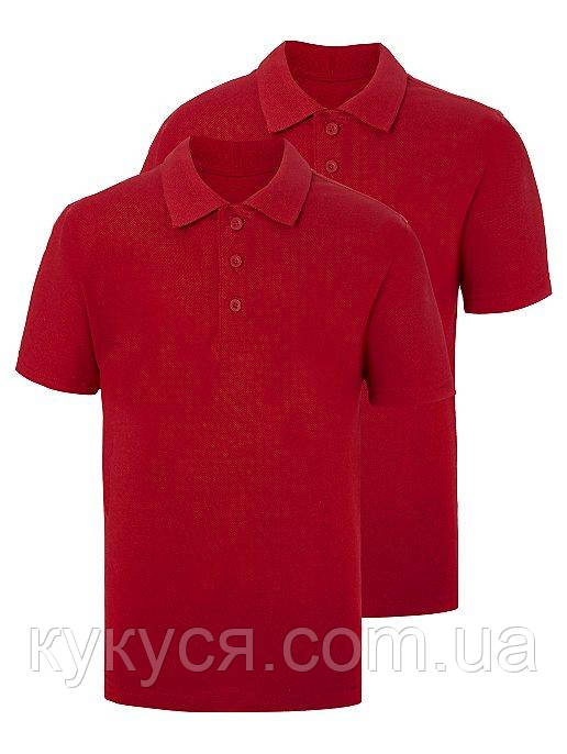 Сорочка поло червона короткий рукав, фото 1
