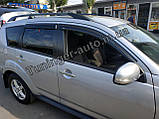 Вітровики, дефлектори вікон Mitsubishi Outlander XL 2007-2012 (Hic), фото 4