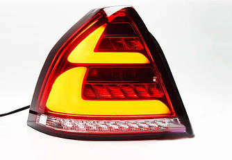 Фонари Chevrolet Aveo T250 / ZAZ Vida тюнинг Led оптика (тоновані V2)