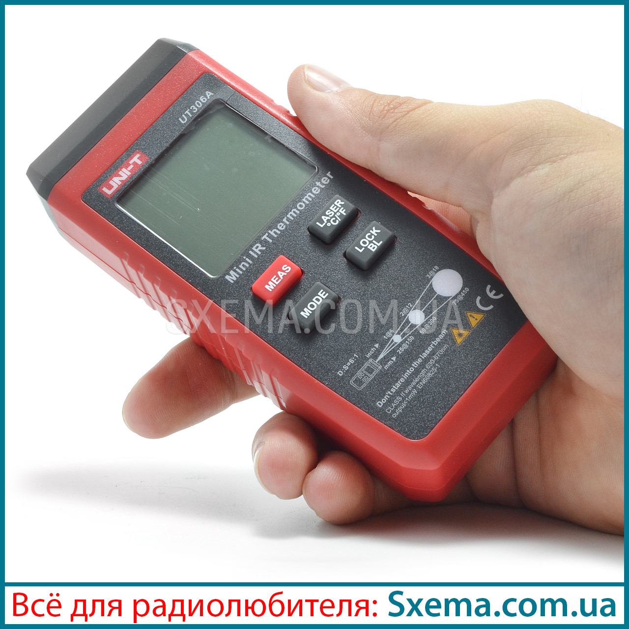 Пірометр інфрачервоний UNI-T UT-306A безконтактний термометр, від-35 до +300 °C