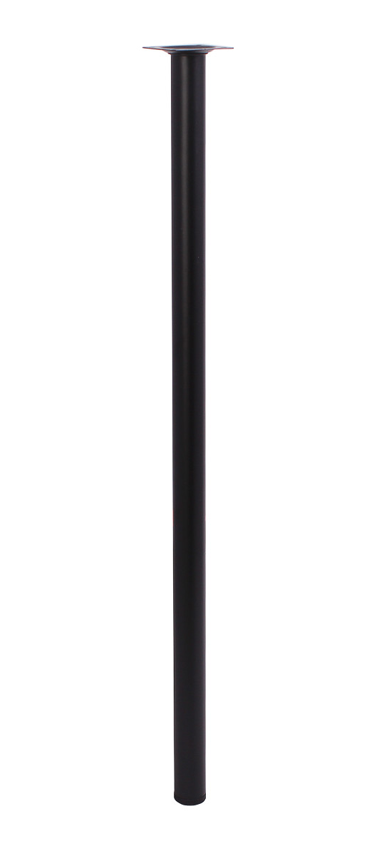 Ніжка меблева кругла Larvij 700xd30 мм Чорний (L61R70BL30)
