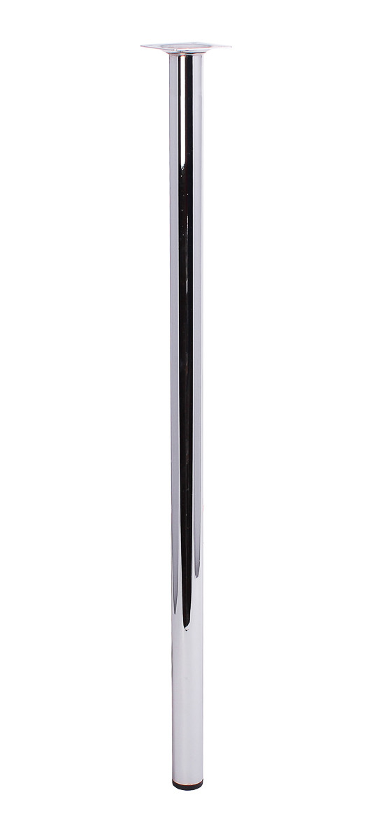 Ніжка меблева кругла Larvij 700xd30 мм Хром (L61R70CH30)