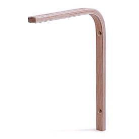 Дерев'яний кронштейн г-подібний Larvij 250x20x200 мм Сосна (L5003)