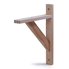 Дерев'яний кронштейн Larvij 200x30x250 мм Сосна (L5101)