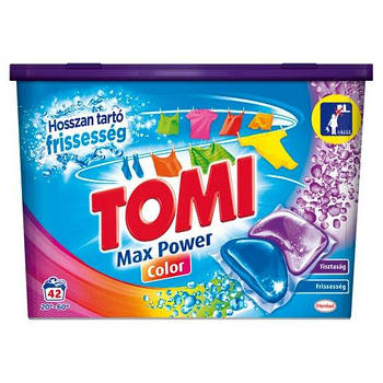 Капсули для прання кольорового Tomi Max Power Color 42 шт.