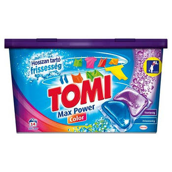 Капсули для прання кольорового Tomi Max Power Color 14 шт.