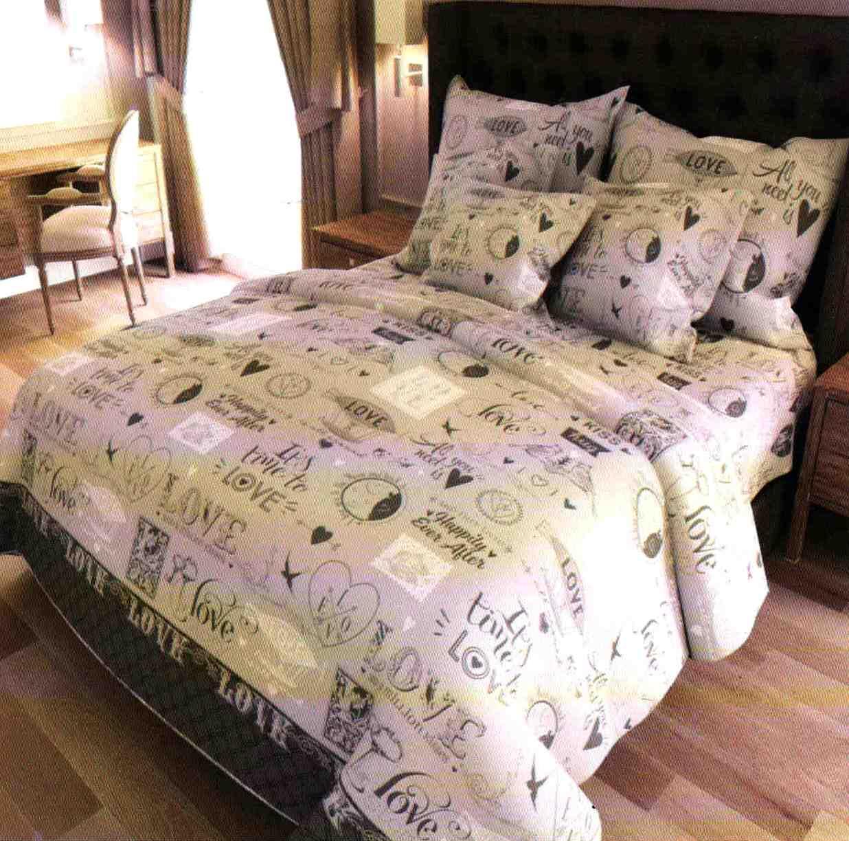 Набір постільної білизни Бязь Голд Люкс №бл245 Сімейний 220х240