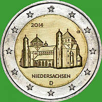 Німеччина 2 євро 2014 р. Нижня Саксонія. UNC