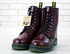 Зимові жіночі черевики dr.martens brown. ТОП Репліка ААА класу., фото 2