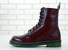 Жіночі черевики Dr.Martens Brown шкіра, демисезон чорні. ТОП Репліка ААА класу., фото 2