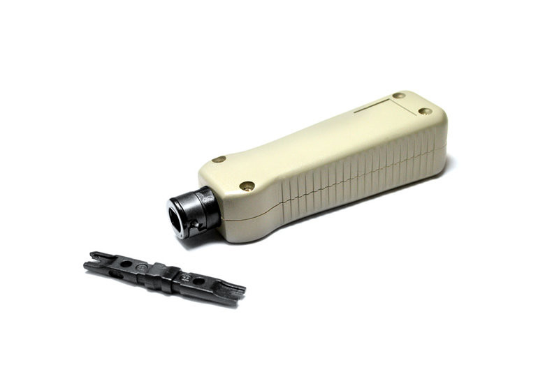 Сенсорный монтажный инструмент LPT-91 для заделки проводов в плинты, патч-панели и розетки. - фото 1 - id-p118087496