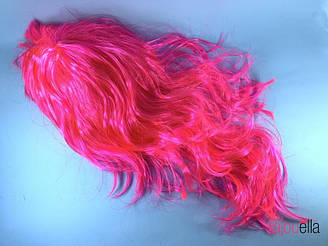 Перука рожевий хвилястий 50 см на маскарадну вечірку утреник