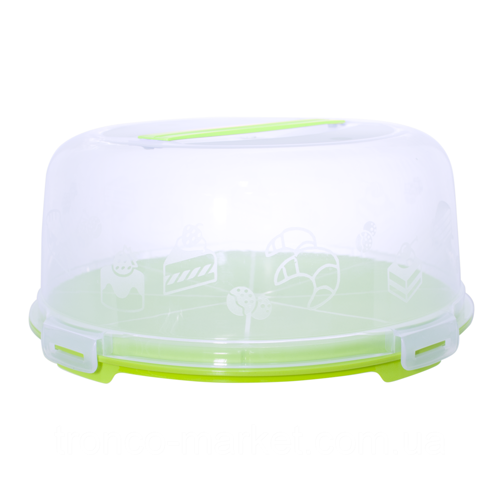 Тортниця Алеана d31 см h15 см пластик (169056), фото 1