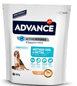 Advance Mother Dog & Initial для вагітних, годуючих собак та цуценят всіх порід з куркою та рисом, 800 г