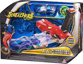 Набір Пускач машинок Скричерс / Screechers Wild Screecher Speed Launcher Оригінал США, фото 5