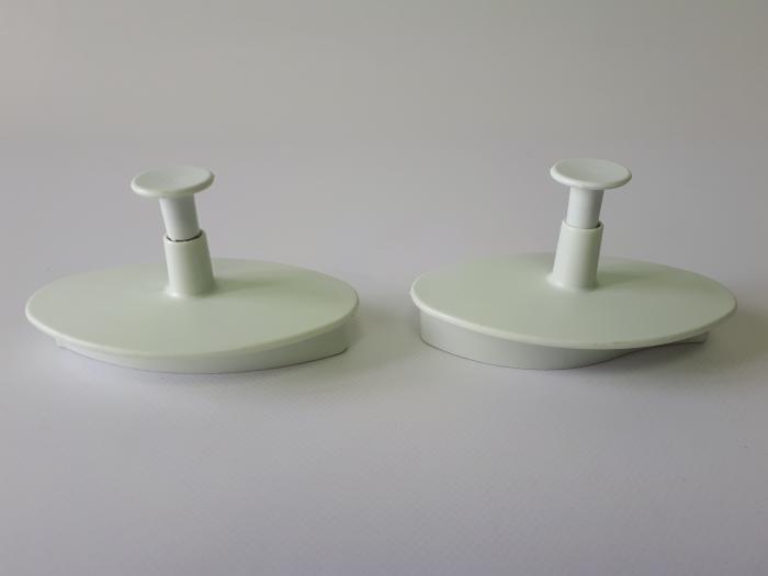 Наборы кондитерских плунжеров для мастики и печенья пластиковый Лилии 2 штуки 10 * 4 cm - фото 2 - id-p438600827