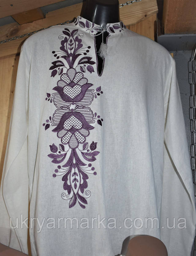 чоловіча вишиванка - довгий рукав