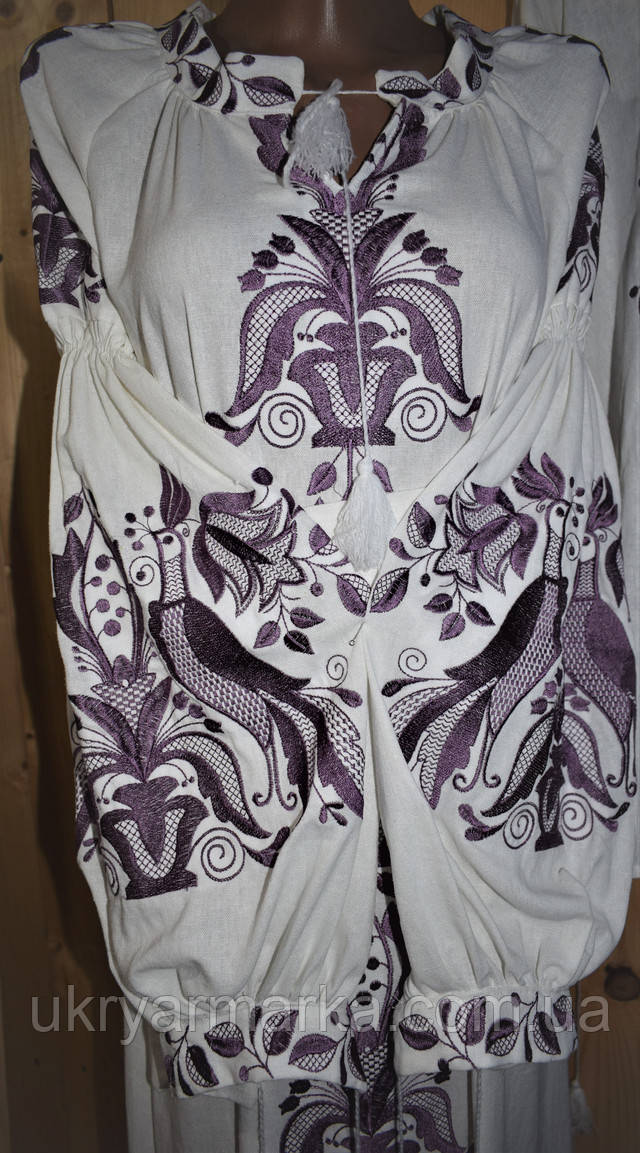 довга сукня вишиванка