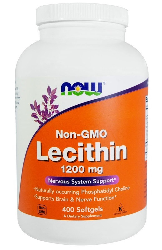 Now Lecithin 1200 mg 400 softgels
