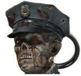 Кружка 3D керамічна Зомбі Поклик Борг Call of Duty Zombie Cop Molded Mug mug 3D CD