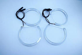 Ангельські очі Crystal LED BMW E46 нелінзований Angel Eyes BMW E46 NON Projector, фото 5