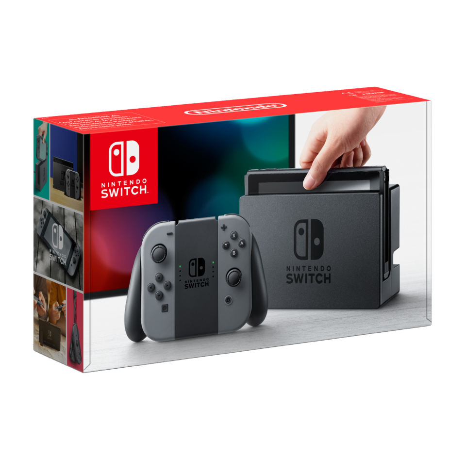 Ігрова консоль (приставка) Nintendo Switch Gray (Нова ревізія)