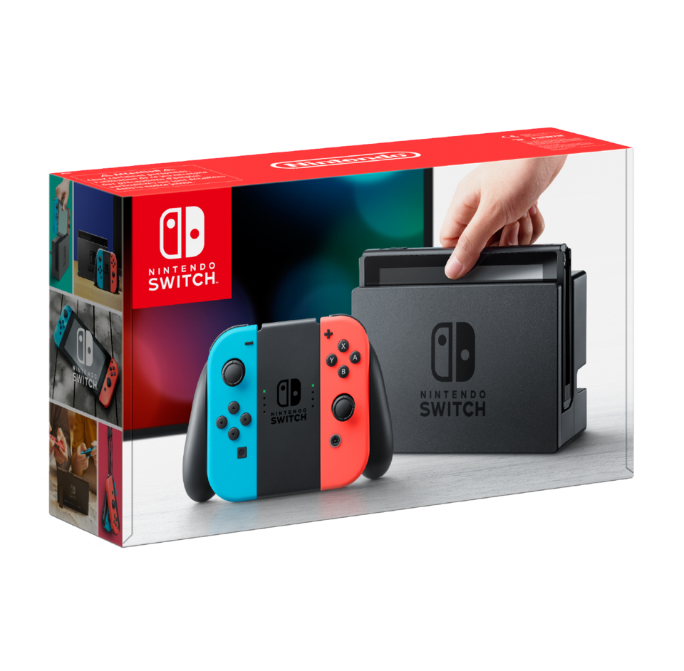 Ігрова консоль (приставка) Nintendo Switch Neon Red and Blue (Нова ревізія)