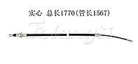 Трос ручного тормоза правый на погрузчик ТСМ FD/FG15-18T19 № C521103624606, C-52-11036-24606