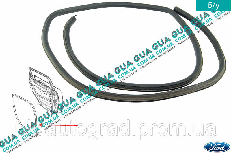 Уплотнитель Кузова / Задней Левой Двери 1487304 Ford / ФОРД FOCUS I ...