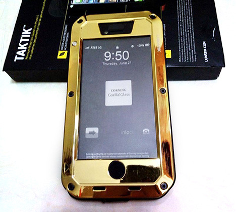 Чохол LUNATIK Taktik (Gold) для iPhone 5/5S 