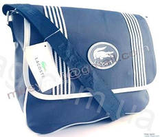 Сумка Lacoste big crossover dark blue 25Х33Х15