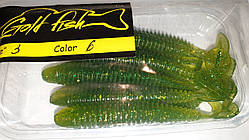 Силікон Ніндзя 3" сьедобный "Gold fish" color 6